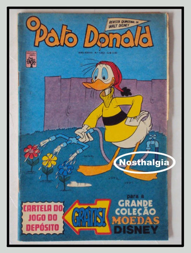 Pato Donald - N.1352 - Defeito De Impressão  - 1977 - F(365)