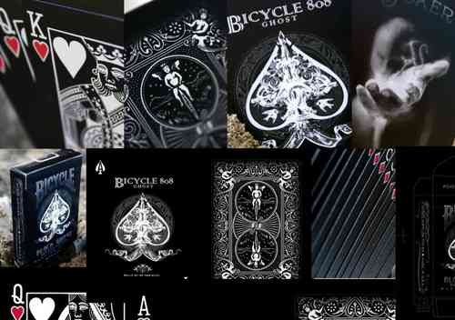 Baralho Bicycle Black Ghost Ellusionist Pôquer Poker Mágica