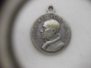 B. Antigo - Medalha Sacra Antiga De Piu Xii Frete Grátis