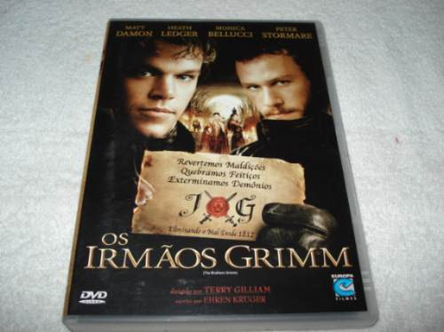 Dvd Os Irmãos Grimm Com Matt Damon E Heath Ledger Lacrado