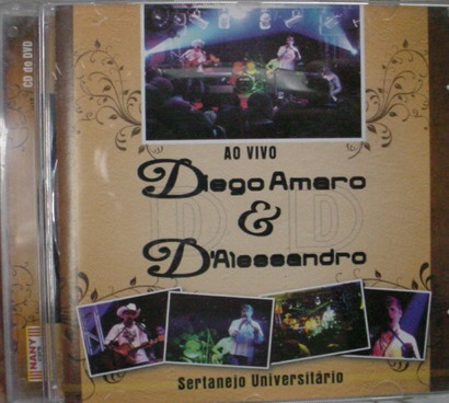 Cd  Diego Amaro  &  D'alessandro - Novo E Lacrado - 335b114