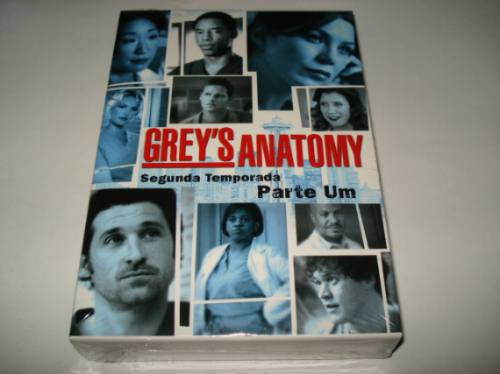 Dvd Box Grey's Anatomy 2a Temporada 4 Dvd's Episódios 1 A 14