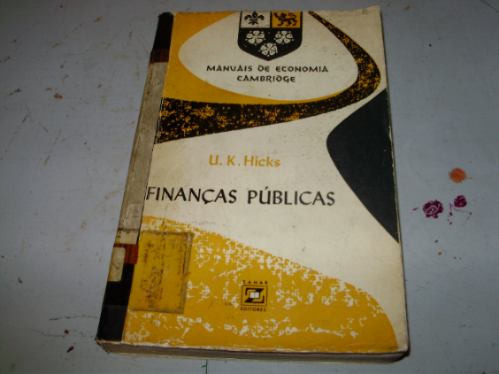 Finanças Públicas U K Hicks Manuais Economia Cambridge 1961