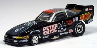 Johnny Lightning Kiss Peter Criss 95 Dodge Avenue Funny Car