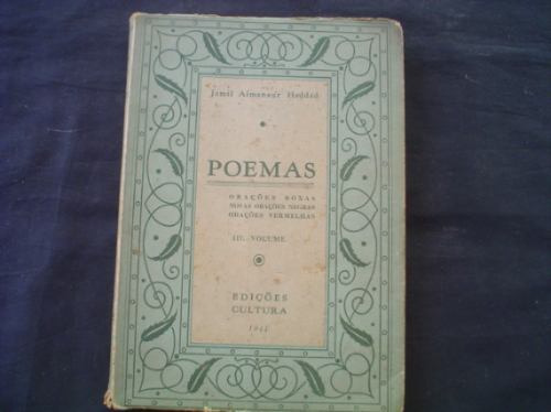 Jamil Almansur Haddad -poemas-1a. Edição-1944-bem Conservado