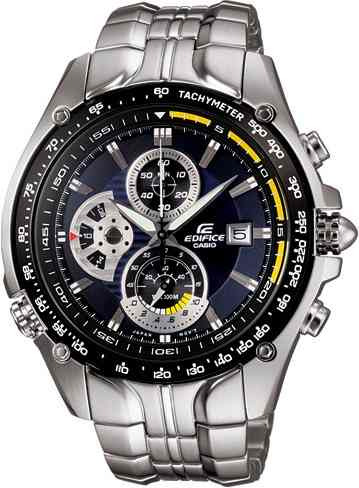 Relógio Casio Edifice Ef-543 D Seb Vettel Cronógrafo 100m Az