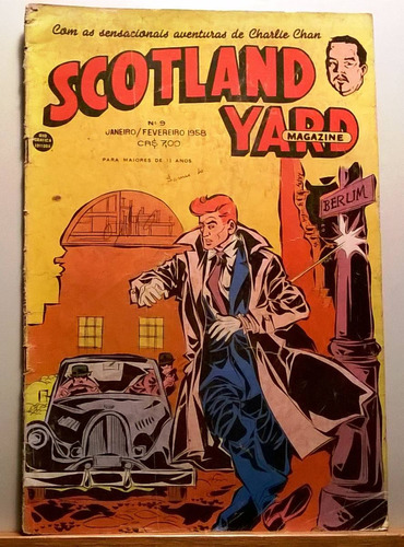 Scotland Yard Magazine Nº 9 -  Jan/fev 1958- Rge