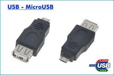 Imagen 1 de 1 de Puntotecno - Adaptador Usb H A Micro Usb M
