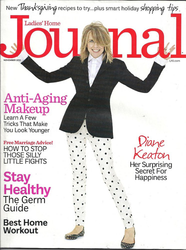 Revista Journal: Diane Keaton / Lisa Lundi / Receitas
