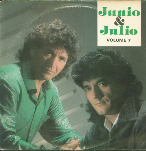 Lp Junio E Julio - Volume 7 - 1989 - Som De Cristal