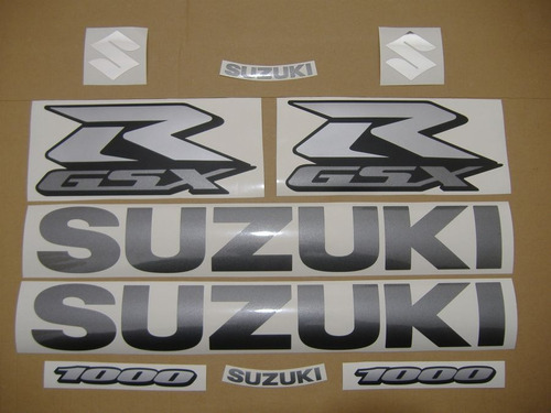 Kit Adesivo Suzuki Gsxr 1000 2005 Preta 10005pt