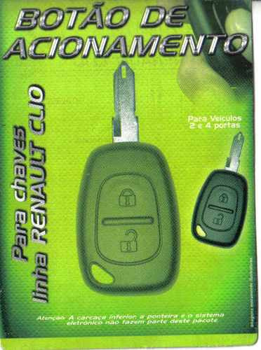 Capa Da Chave Do Telecomando Renault Clio Após 2000 Jatserve