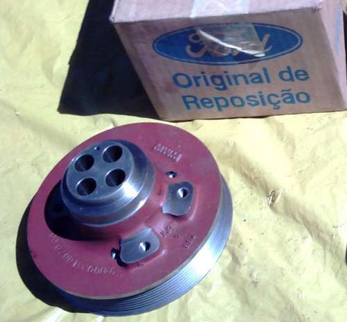 Polia Virabrequim Motor Mwm X10 6c Original Ford Caminhão 98