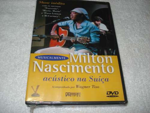 Dvd Milton Nascimento Acústico Na Suiça Original E Lacrado.