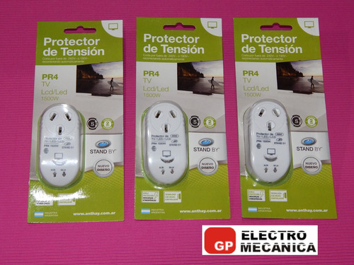Imagen 2 de 9 de Protector De Tension Para Tv Lcd Led Stand By 1500w