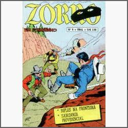 Zorro Nº 5: Uma Trinca Perigosa - Ebal - Em Formatinho