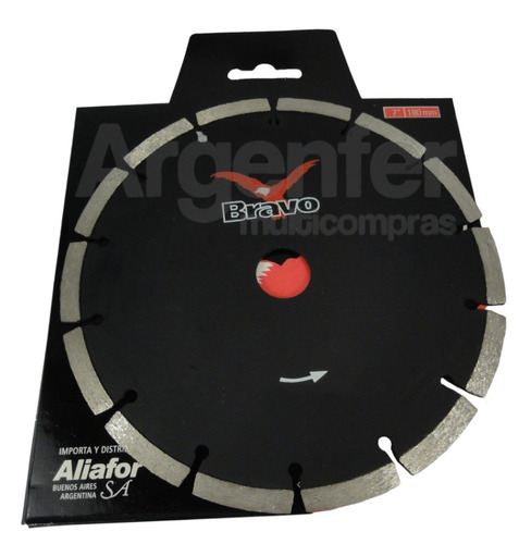 Disco Diamantado Segmentado Bravo 7 180mm Aliafor