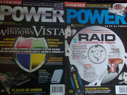 Lote De Cuatro Revistas Power Users - Por3pesos Com
