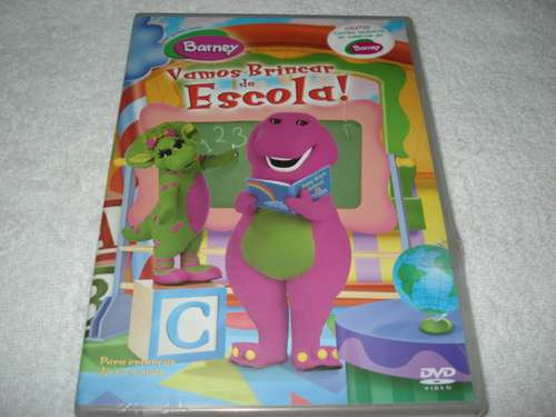 Dvd Barney Vamos Brincar De Escola Original