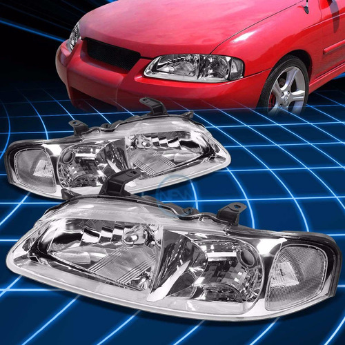 Faros Ojos De Angel Para Nissan Sentra B15 2001 2002 2003