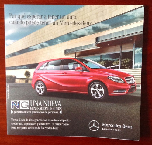 Brochure - Mercedes Benz Klasse B (180 / 200)