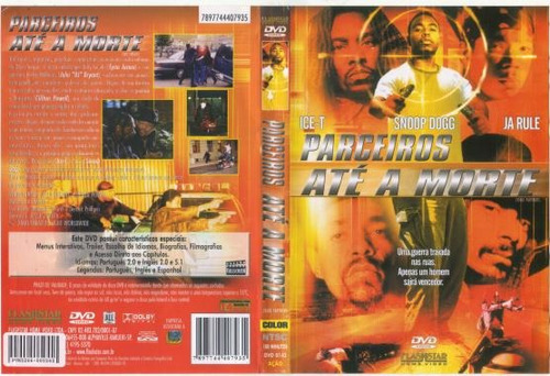 Dvd Parceiros Até A Morte, Snoop Dog, Ice-t, Original