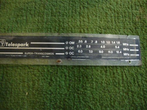 Dial De Rádio Antigo - Marca Telespark