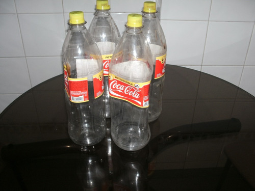 Lote De 4 Envases Retornables De Coca Cola De 2 Litros