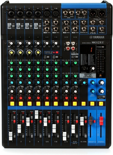 Consola De Audio Yamaha Mg12xu Con Efectos. Lucespro