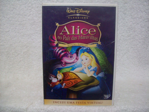 Dvd Original Alice No País Das Maravilhas- Edição Especial