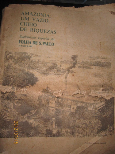 Suplemento Especial Folha De São Paulo Antigo 1967