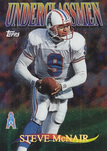 1997 Topps Underclassmen Steve Mcnair Qb Titans