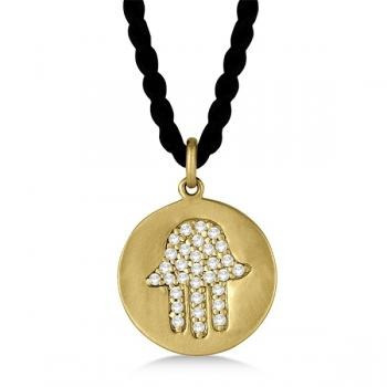 Pingente Hamsa! Ouro 18k! Com Diamantes!!