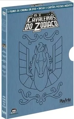 OS CAVALEIROS DO ZODIACO OMEGA DUBLADO 5 DVDS - BANCA 14 BIS