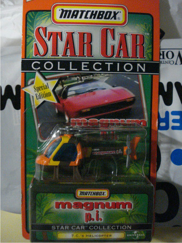 Magnum P.i. Helicoptero Serie De Tv Marca Matchbox 1:64