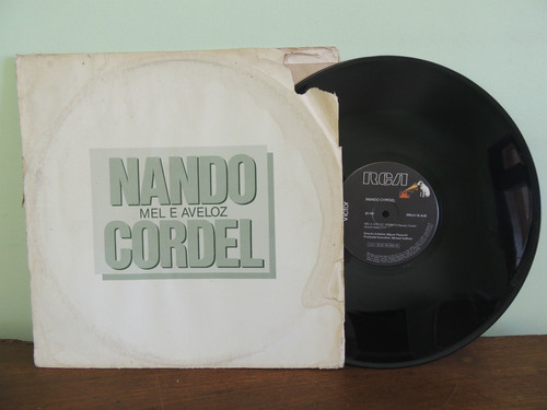 Disco Antigo Lp Vinil Nando Cordel Mel E Aveloz 1987