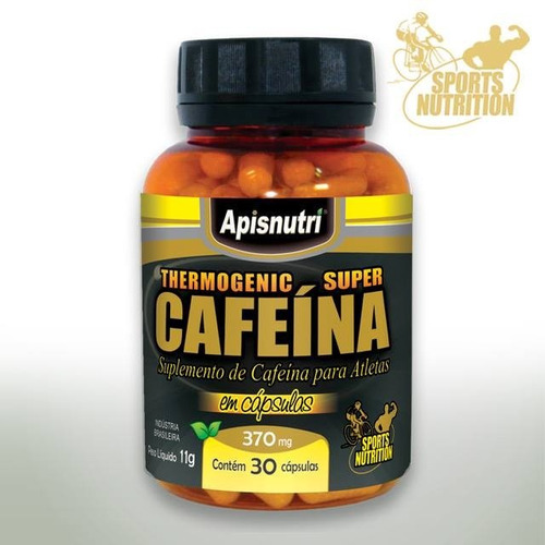 Cafeína Thermogenic 370mg 30 Cápsulas