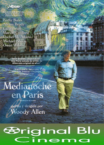 Medianoche En París - Woody Allen - Dvd Original - Almagro