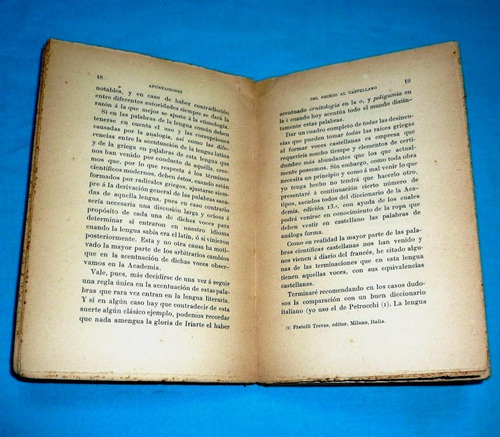 Imagen 3 de 6 de Apuntaciones Lexicográficas Miguel De Toro Gisbert Castellan