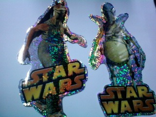 Pegotines De Star Wars De Buen Tamaño Y Brillantes!!