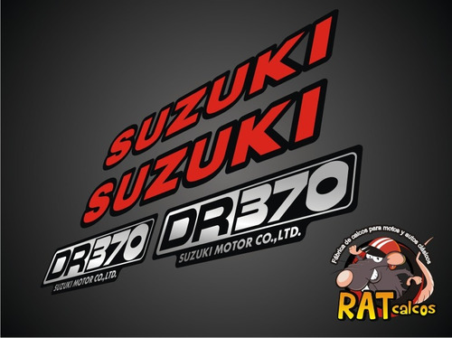 Calcos Suzuki Dr370 / Kit De Cachas Y Tanque