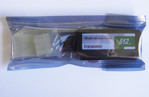 Ide Flash Module Dom 40 Pinos 512mb Transcend Ts512mdom40v-s