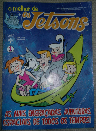 Gibi O Melhor De Os Jetsons Nº 1  Editora Abril 1993