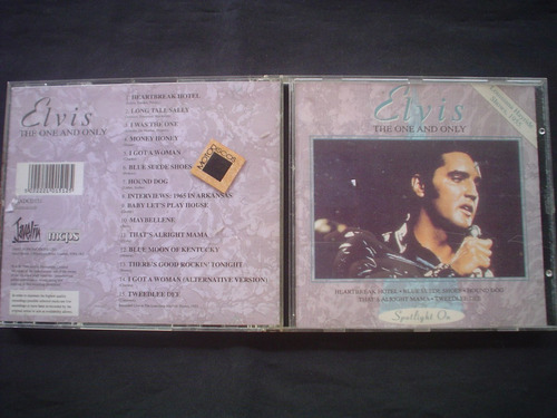 Elvis Presley - Cd The One And Only - Importado Uk -perfeito