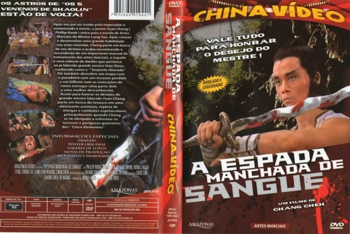 Dvd China Video A Espada Manchada De Sangue