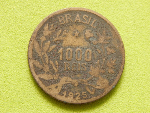Moeda De 1000 Réis De 1925 - Brasil - (ref 1311)