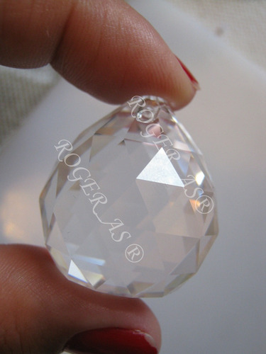 8 Bola Esfera De Cristal K9 Feng Shui 30mm (3,0 Cm) Lustre