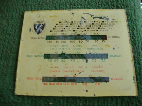 Dial De Rádio Valvulado Lancer
