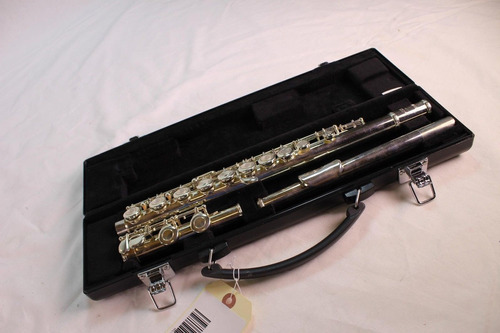 Flauta Yamaha 281 - Prata - Notas Vazadas Original Garantia