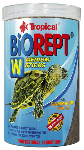 Ração Para Tartaruga Tigre D'água Tropical Biorept W 75g